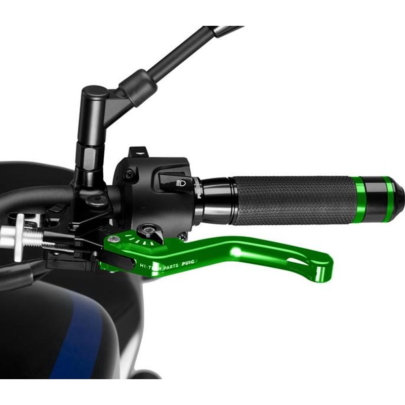 230VN - Puig Short V3 Clutch Lever For Ducati 1098 2007-2008 - Green With Black Selector