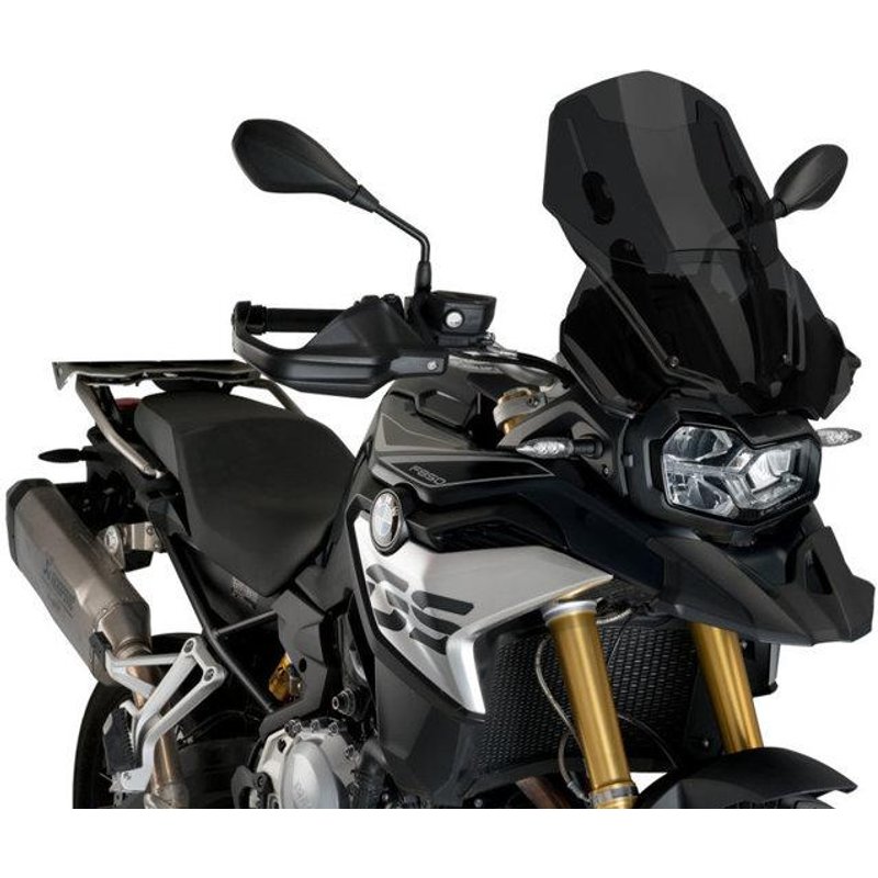 3179F - Puig Adjustable Touring Screen For BMW F750 GS 2018-2024 - Dark Smoke