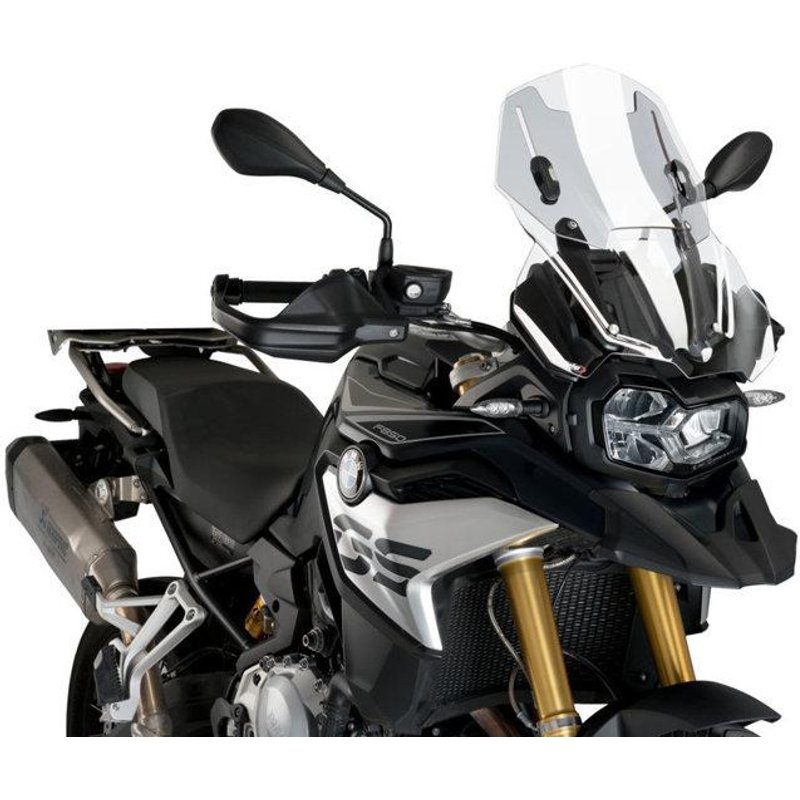 3179W - Puig Adjustable Touring Screen For BMW F750 GS 2018-2024 - Clear