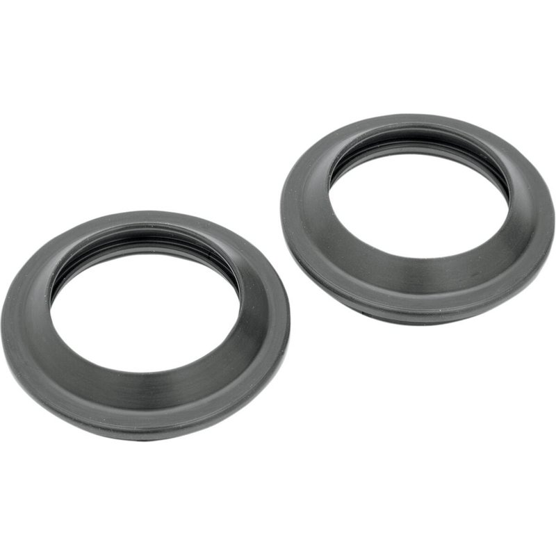 C23-0235-2 - Drag Specialties Fork Boots/Dust Seals For Harley Davidson FXD 1340 1995-1998 - Black