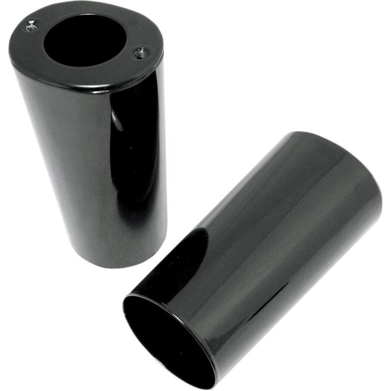 74537B - Drag Specialties Fork Slider Covers For Harley Davidson E 1000 1949-1952 - Black