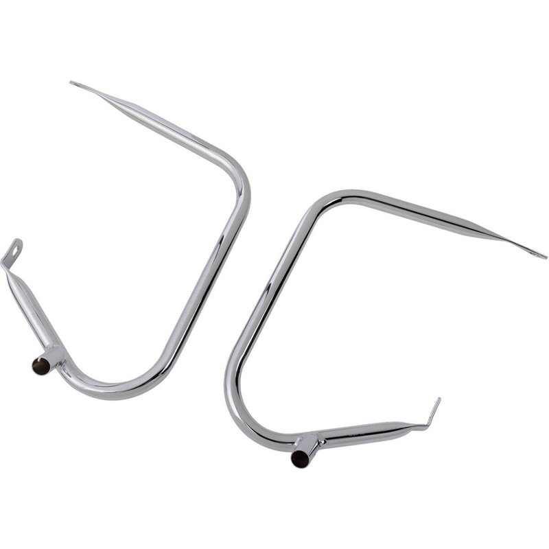21039 - Drag Specialties Saddlebag Protector For Harley Davidson FLHR 1584 - Chrome