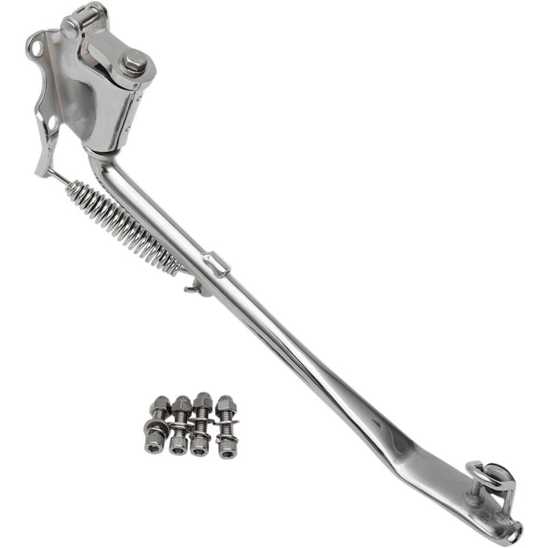 32-0470 - Drag Specialties Kickstand Kit For Harley Davidson FLST 1340 1987-1990 Shortens 25.4 mm (1") - Chrome