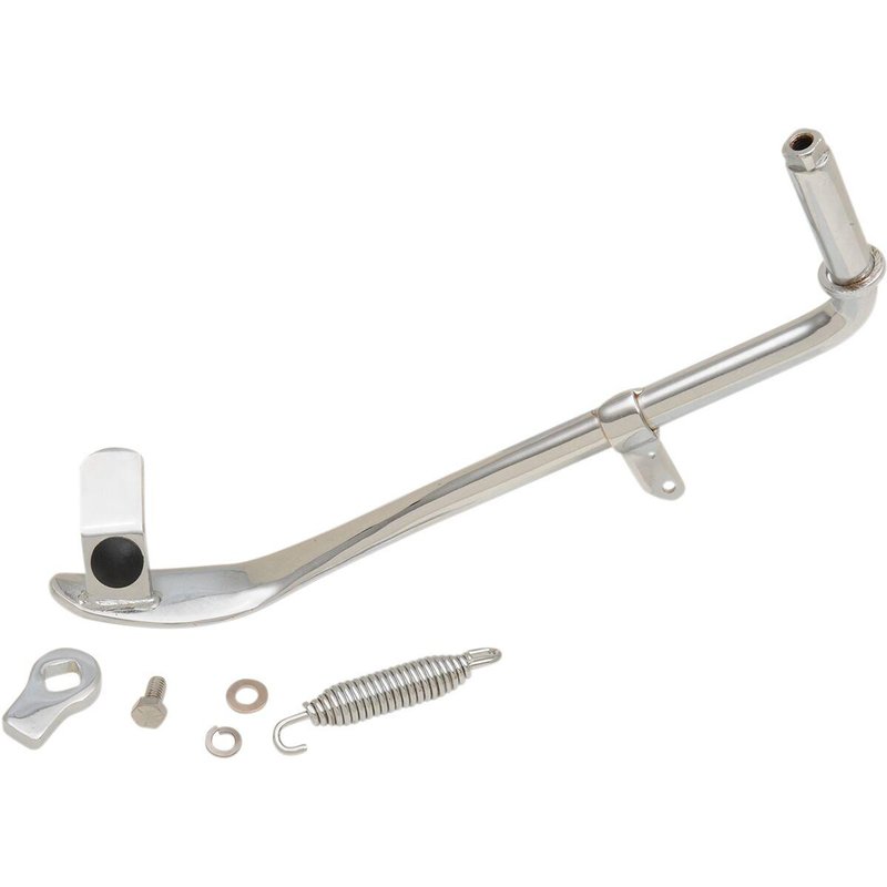 32-0454K - Drag Specialties Kickstand Kits For Harley Davidson FLST 1450 Heritage Softail 2006 Stock Length - Chrome