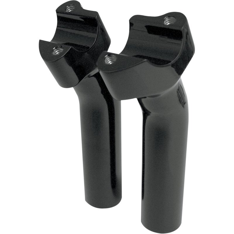 0602-0352 - Drag Specialties Buffalo Billet Aluminium Handlebar Riser 14 cm Rise - Black