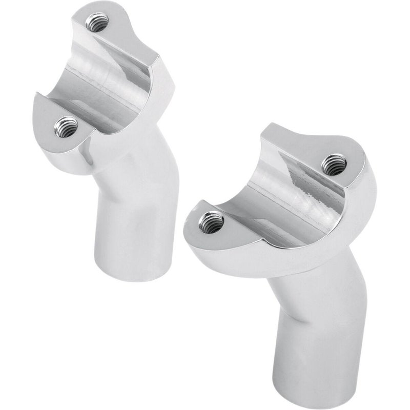 241600 - Drag Specialties Forged Aluminium Handlebar Riser 88.9 mm Rise - Chrome