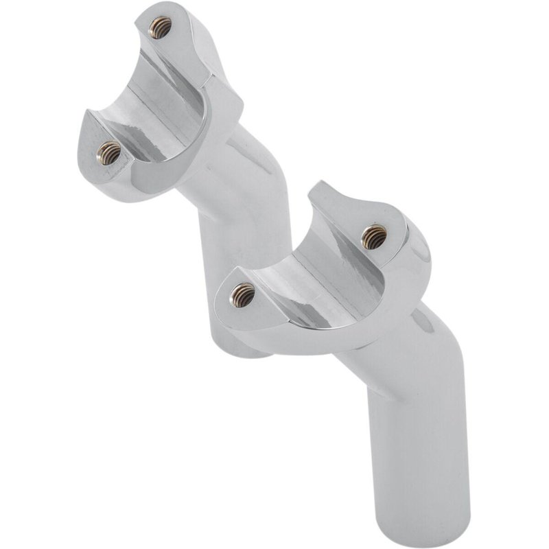 241601 - Drag Specialties Forged Aluminium Handlebar Riser 11.5 cm Rise - Chrome