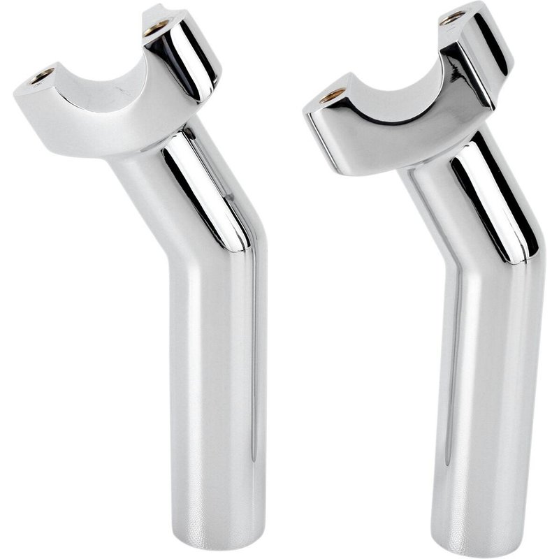 241602 - Drag Specialties Forged Aluminium Handlebar Riser 14 cm Rise - Chrome
