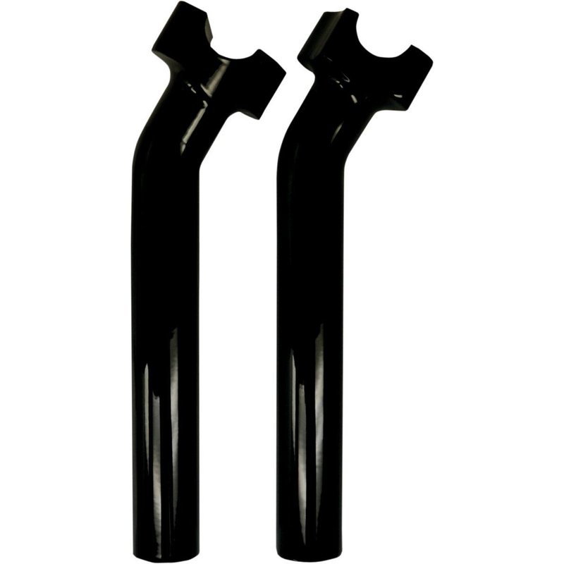 0602-0522 - Drag Specialties Buffalo Billet Aluminium Handlebar Riser 24 cm Rise - Black