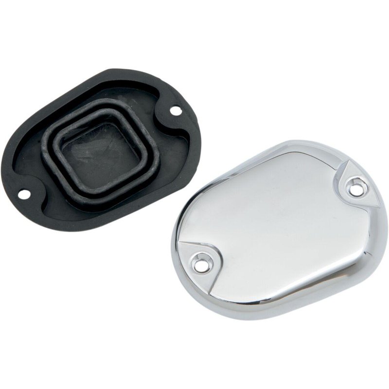 H07-0665-C - Drag Specialties Front Brake Master Cylinder Cover For Harley Davidson XL 1200 C 2004-2020 - Chrome