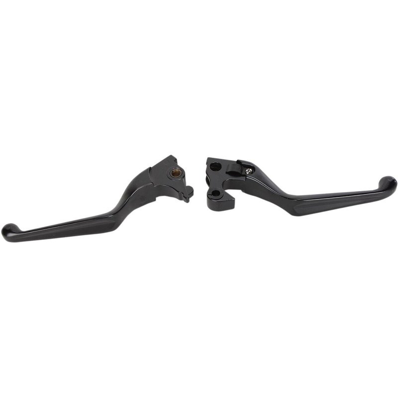 H07-0592MB - Drag Specialties Wide Blade Lever Set For Harley Davidson XL 1200 C 2014-2020 - Black