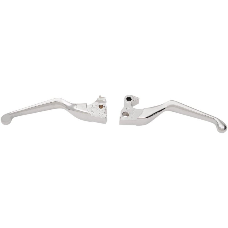 H07-0592 - Drag Specialties Wide Blade Lever Set For Harley Davidson XL 1200 C 2014-2020 - Chrome