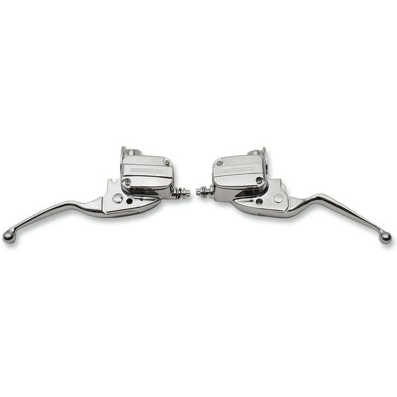 H07-0789-A - Drag Specialties Brake/Clutch Lever Assembly For Harley Davidson FLHRSE6 1800 2014 - Chrome