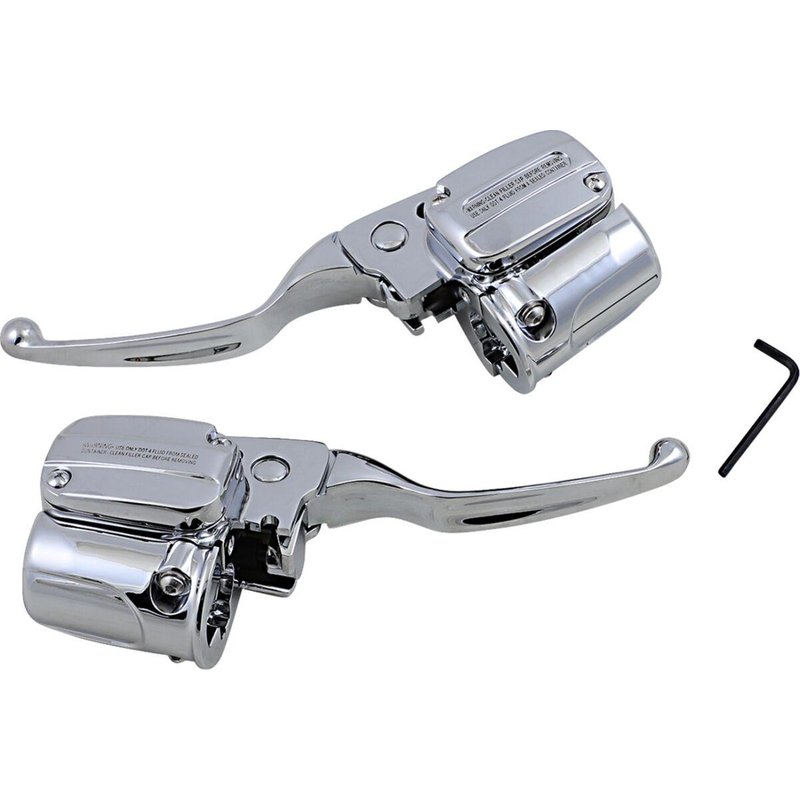 H07-0804C-A - Drag Specialties Handlebar Control Kit For Harley Davidson FLTRK 1868 2020-2024 - Chrome