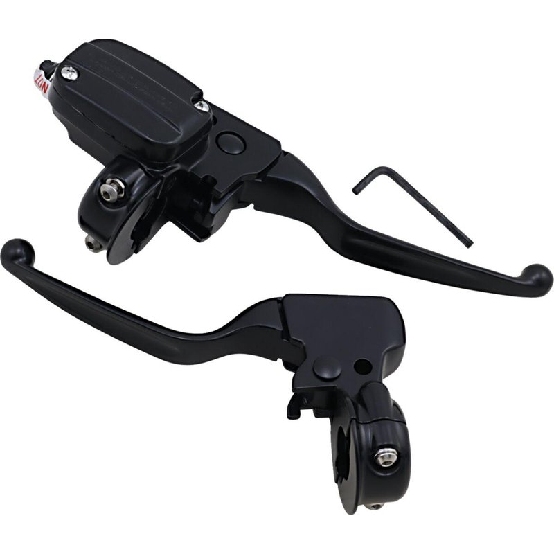 H07-0786MB-A - Drag Specialties Handlebar Control Kit For Harley Davidson FLHR 1340 1996-1998 - Black