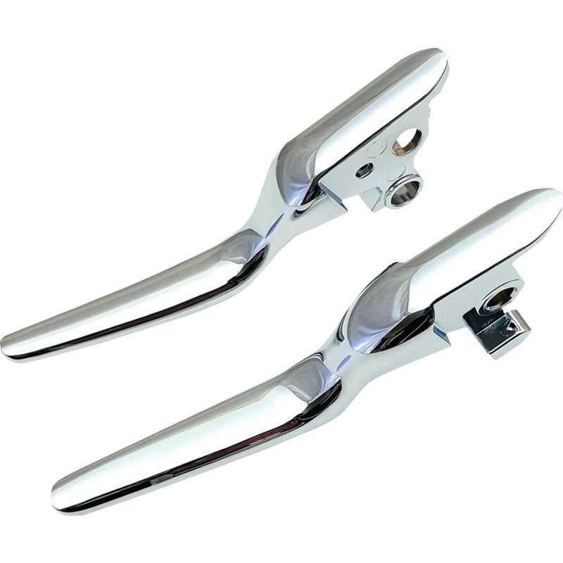 053590 - Drag Specialties Custom Lever Set For Harley Davidson FLDE 1750 2018-2020 - Chrome