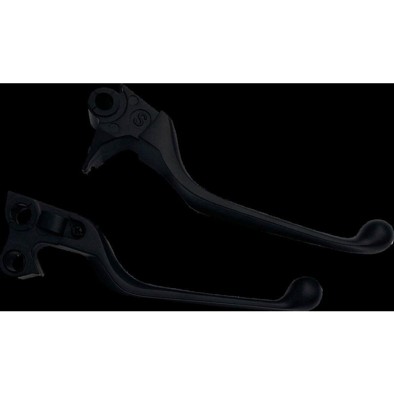 H07-0574NMB - Drag Specialties Narrow Lever Set For Harley Davidson FLS 1690 2012-2016 - Black