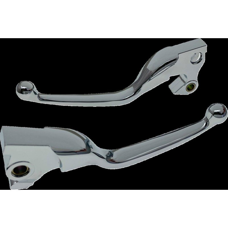 H07-0592N - Drag Specialties Narrow Lever Set For Harley Davidson XL 1200 C 2014-2020 - Chrome