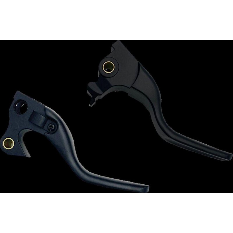 H07-0592SMB - Drag Specialties Short Lever Set For Harley Davidson XL 1200 C 2014-2020 - Black