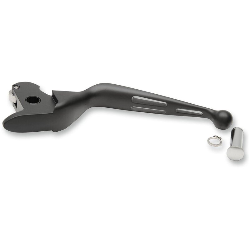 H07-0601MB-C - Drag Specialties Slotted Wide Blade Clutch Lever For Harley Davidson FLHTCU 1690 2014-2016 - Black