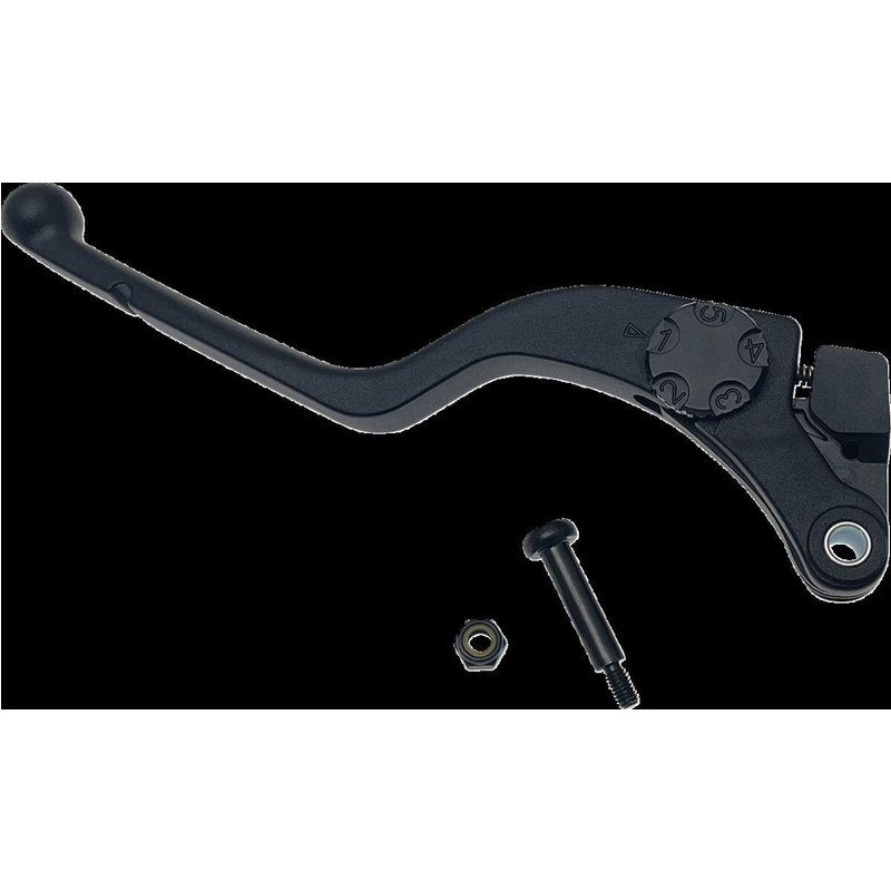 H07-0731MB-C - Drag Specialties Clutch Lever Assembly For Harley Davidson RA 1250 2021-2024 - Black