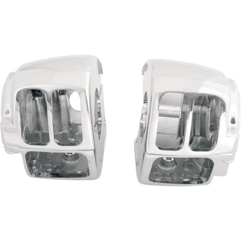 H07-0784 - Drag Specialties Handlebar Switch Housing Kit For Harley Davidson FLHR 1584 2008 - Chrome