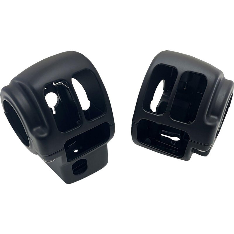 H07-0773AMB - Drag Specialties Handlebar Switch Housing Kit For Harley Davidson FLDE 1750 2018-2020 - Black