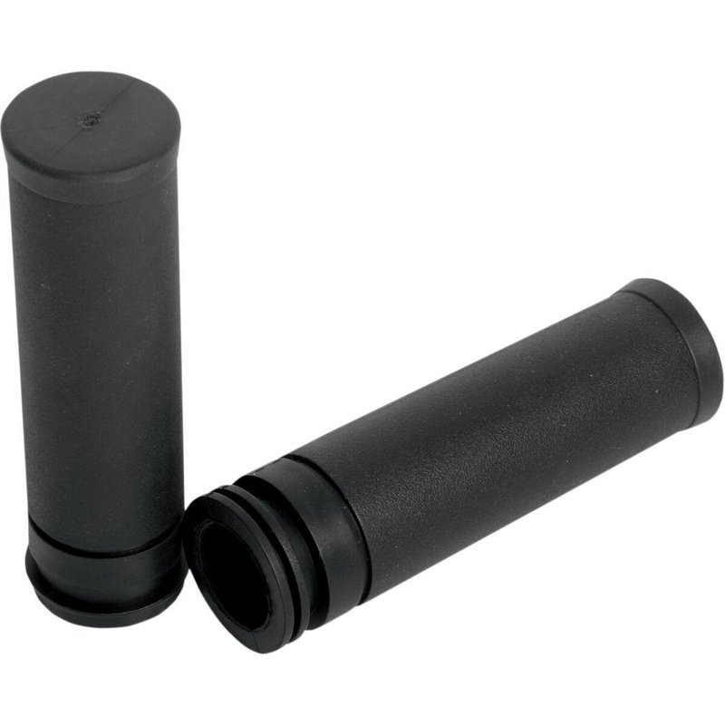 H17-0576 - Drag Specialties Replacement OEM-Style Rubber Grips For Harley Davidson FLHR 1584 2008 - Black