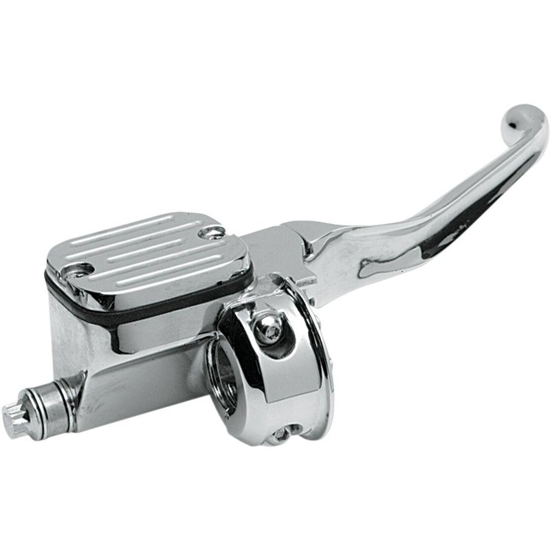 054015 - Drag Specialties Cut-Down Front Brake Master Cylinder For Harley Davidson FLD 1690 2012-2013 Front - Chrome