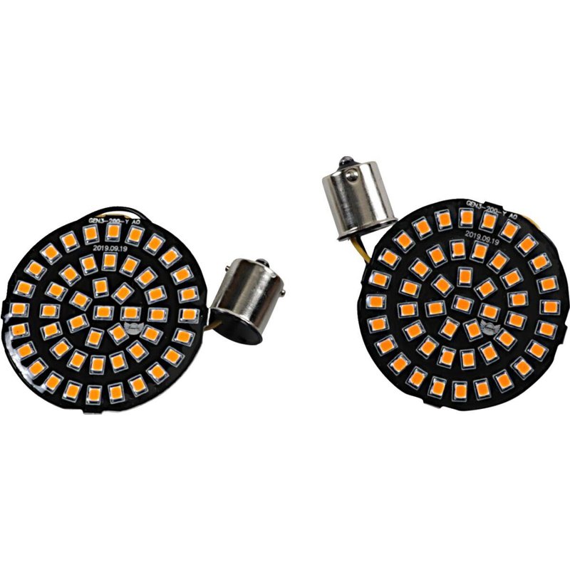 DS-300-A-1156 - Drag Specialties LED Turn Signal Inserts For Harley Davidson FLSTC1340 1999 Rear
