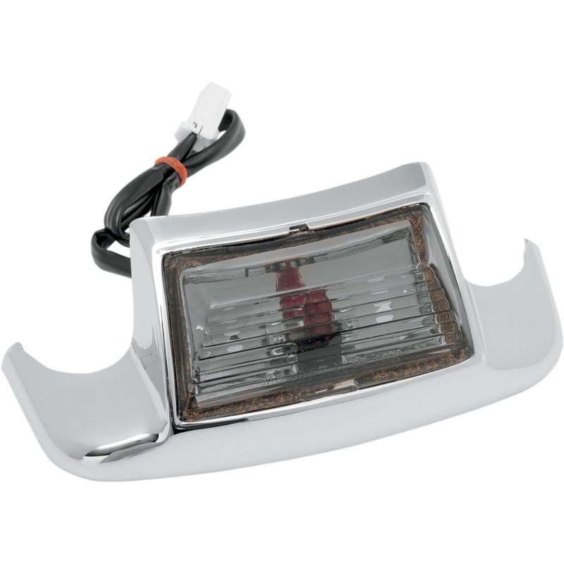 F51-0642M - Drag Specialties Rear Fender Tip Light For Harley Davidson FLHR 1450 1999-2003 - Smoke