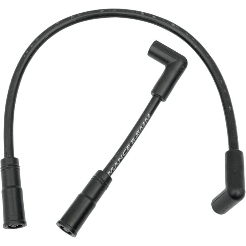 SPW11-DS - Drag Specialties 8.8mm Spark Plug Wire For Harley Davidson FLD 1690 2012-2013 - Black