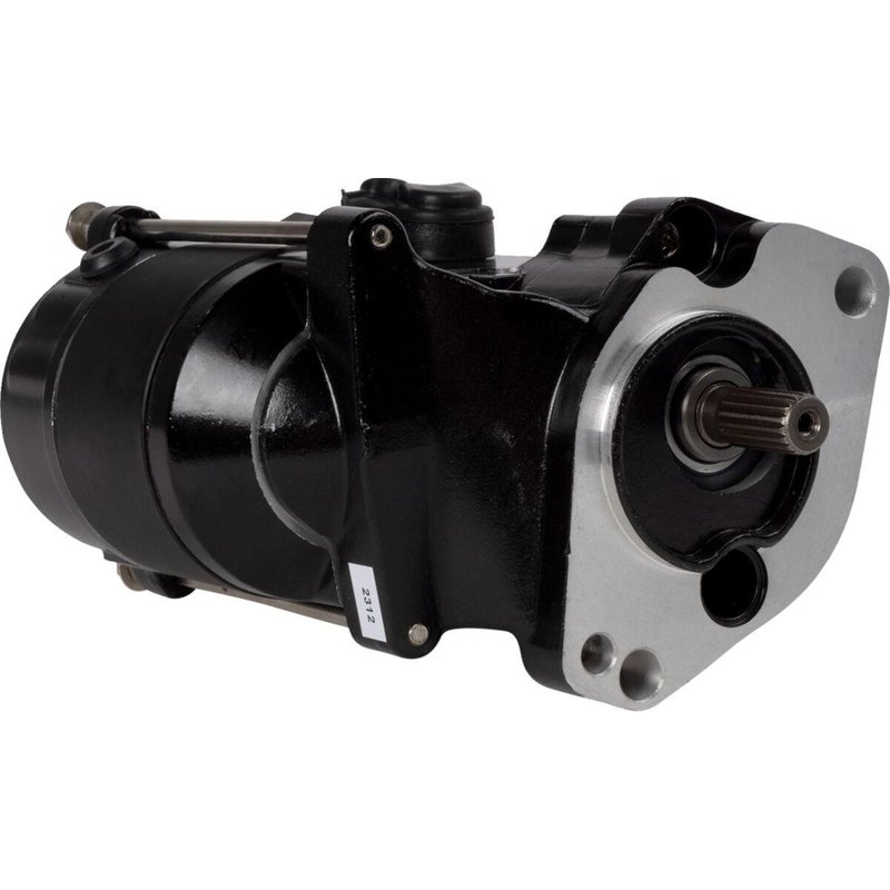 80-1003 - Drag Specialties 1.7kW High-Performance Starter Motor For Harley Davidson FLHR 1340 1994-1998 - Black