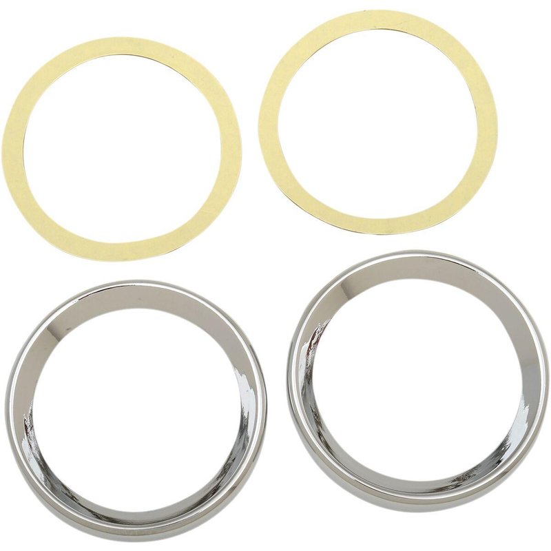2202-0060 - Drag Specialties Instrument Gauge Bezel For Harley Davidson FLHT 1340 1996-1998 - Chrome