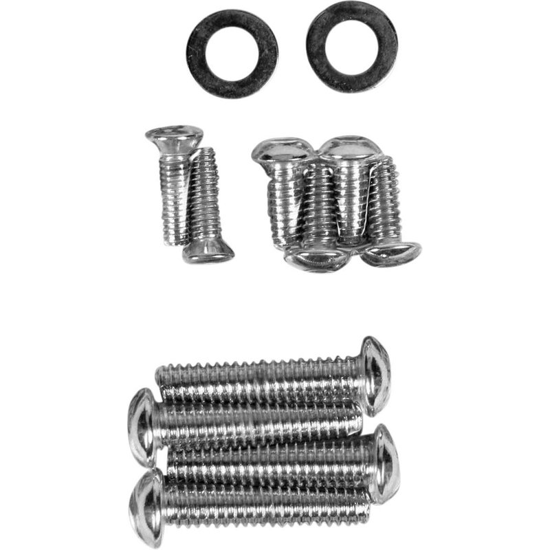 MK298 - Drag Specialties Bolt Set For Harley Davidson FLD 1690 2012-2013 - Silver