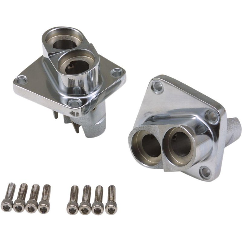 20489 - Drag Specialties Lifter Blocks For Harley Davidson FL 1200 1953-1977 - Chrome