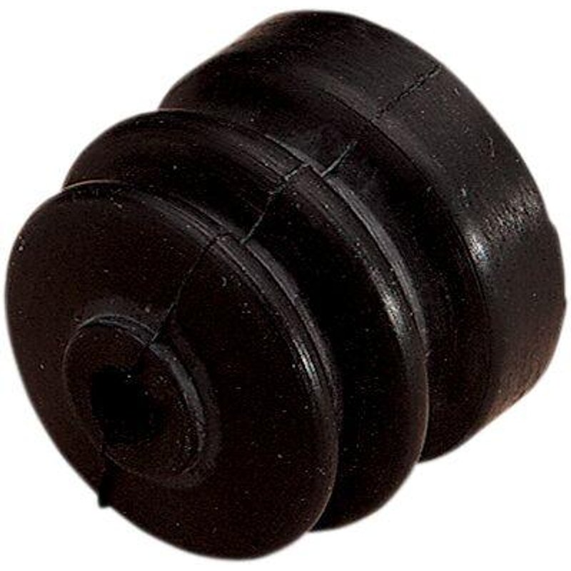 17-0028-HC-3 - Drag Specialties Master Cylinder Boots For Harley Davidson FL 1200 1971-1977 - Black