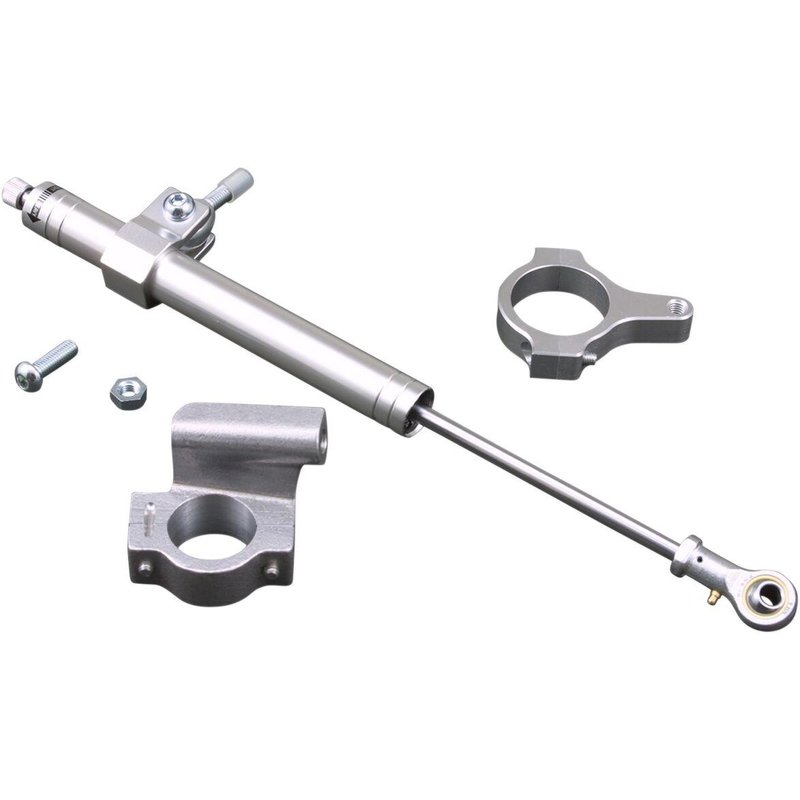 37582-BC1 - Drag Specialties Steering Damper Kit For Harley Davidson FXST 1450 2000-2003 - Chrome/Satin