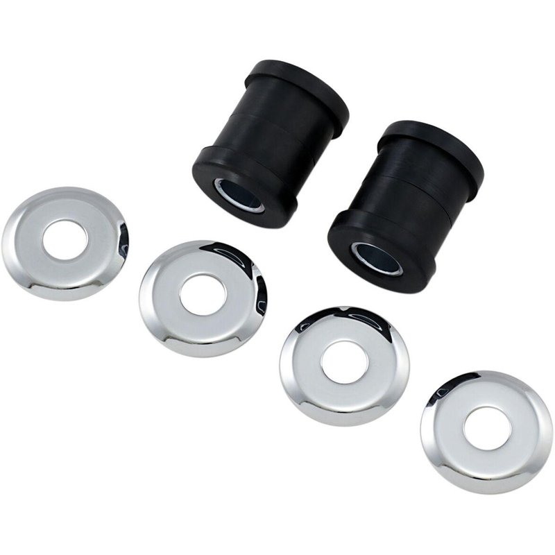358267 - Drag Specialties Handlebar Damper Kit for Early Harley Davidson Models For Harley Davidson FXR1340 II 1984 - Black/Chrome