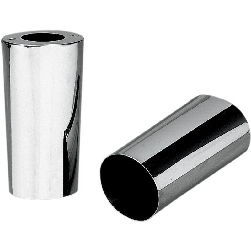 74537 - Drag Specialties Fork Slider Covers For Harley Davidson FL 1200 1949-1977 - Chrome