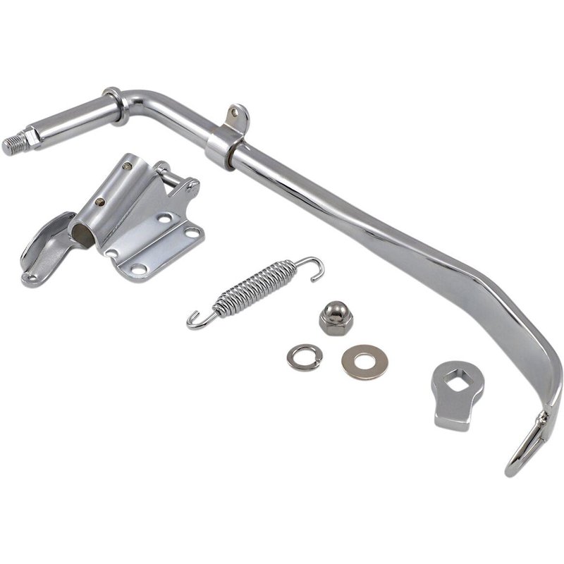 32-0447-BC9 - Drag Specialties Kickstand Kit For Harley Davidson F 1200 1946-1952 Stock Length - Chrome
