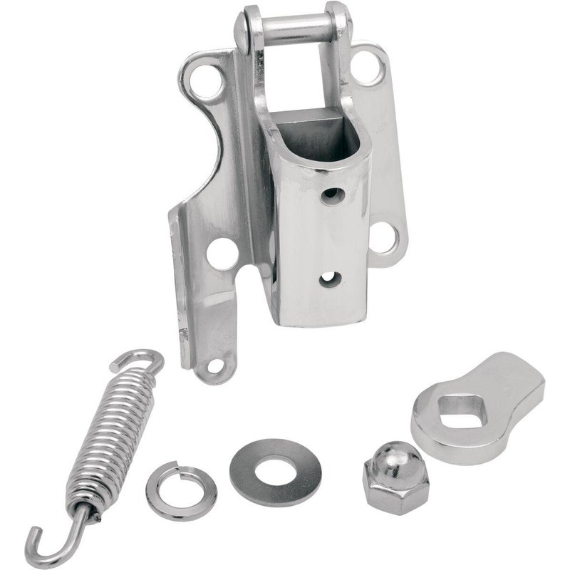 32-0447-B-SC2 - Drag Specialties Kickstand Mounting Repair Kit For Harley Davidson EL 1000 1936-1952 - Chrome