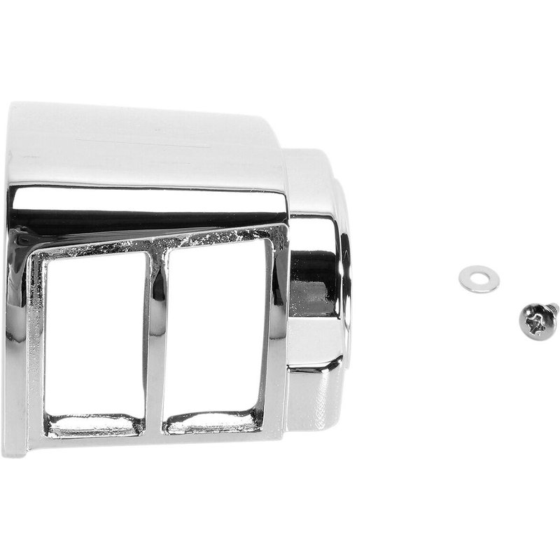 07-0544A-BC114 - Drag Specialties Handlebar Switch Housing Kit For Harley Davidson FLH 1340 1982-1984 - Chrome