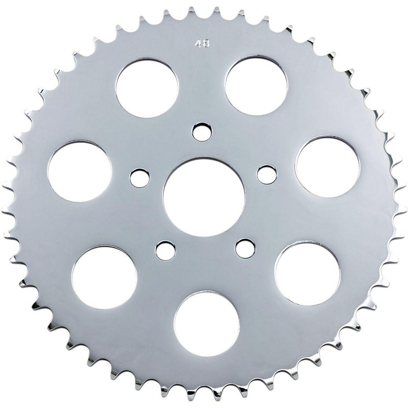 19366P - Drag Specialties Rear Wheel Sprocket For Harley Davidson XLH 1100 1986-1987 Rear Chrome 48T