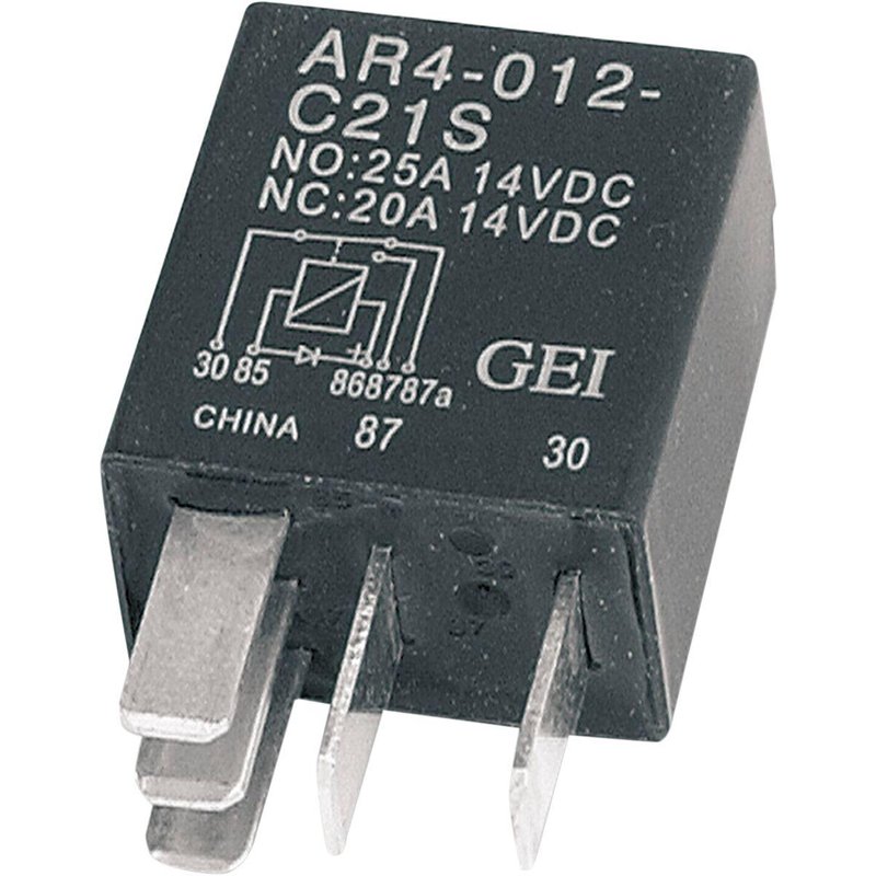 MC-DRAG043 - Drag Specialties Micro Relay with Diode For Harley Davidson FLHR 1450 2002-2003 - Black