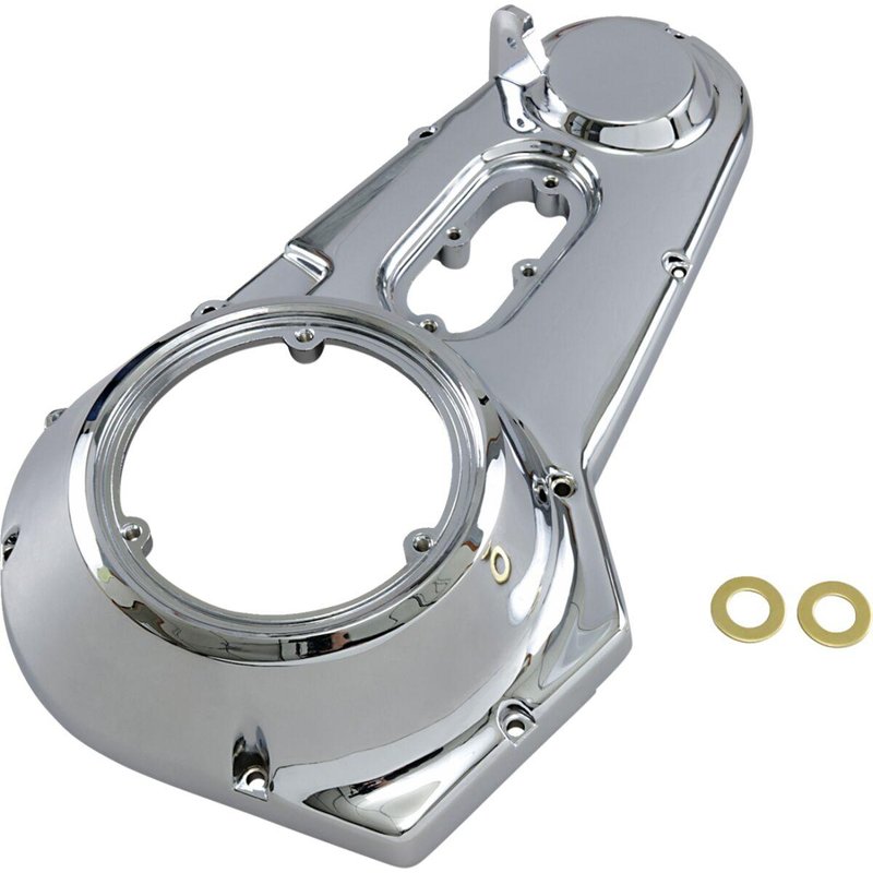 210094-BX60 - Drag Specialties Outer Primary Cover For Harley Davidson FL 1200 1970-1977 - Chrome