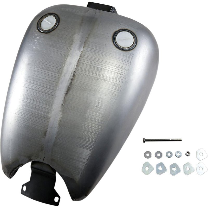 11619-BX46 - Drag Specialties One Piece 2" Extended Gas Tank For Harley Davidson FXR1340 1986-1994 - Raw