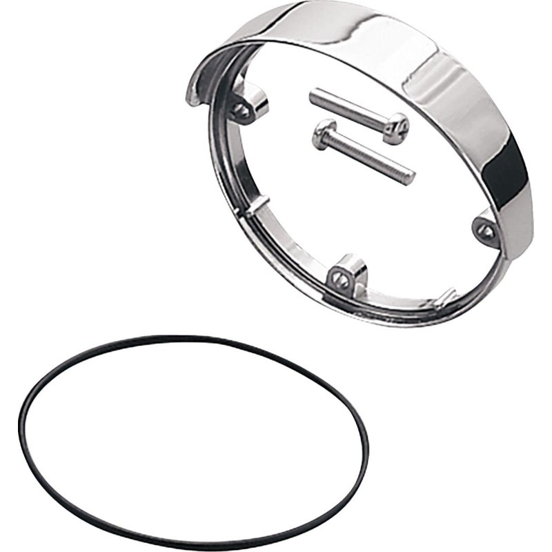 73021 - Drag Specialties Die-Cast Turn Signal Visors For Harley Davidson FLDE 1750 2018 Chrome