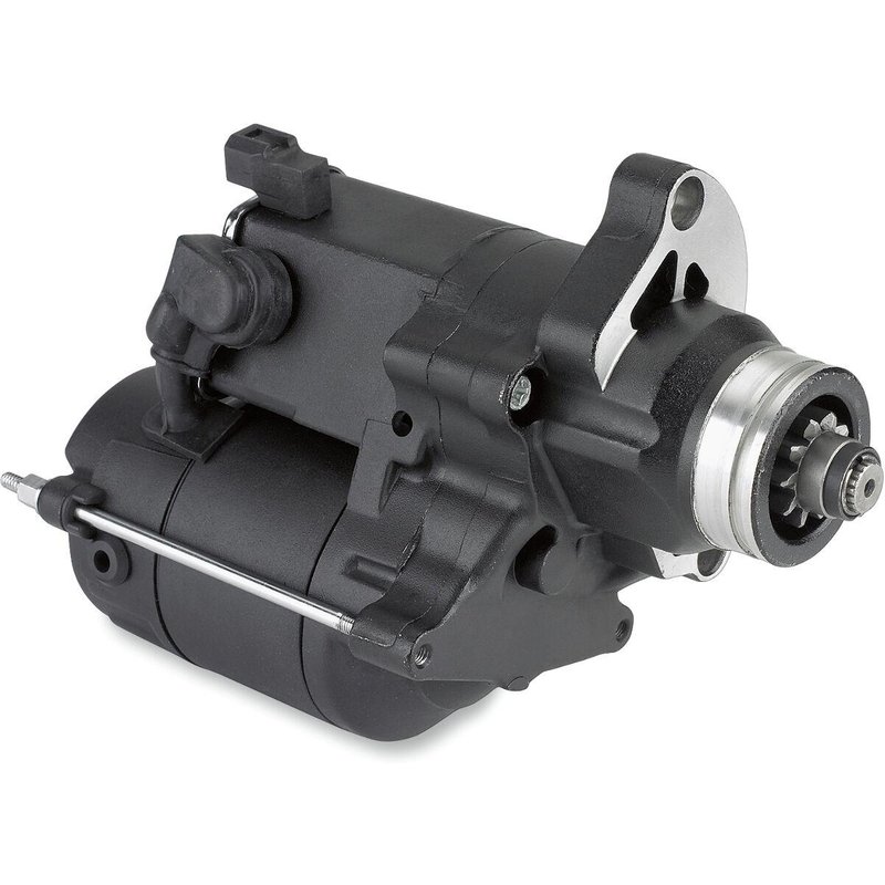 80-1013 - Drag Specialties 1.4 kW High-Performance Starter Motor For Harley Davidson FLD 1690 2012-2013 - Black
