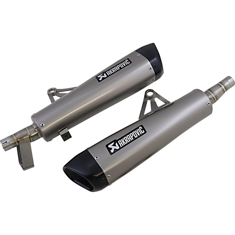 S-T12SO4-HCQT - S-T12SO4-HCQT - Akrapovic Titanium Line Silencers - Triumph Bonneville 900 T100 2017-2020